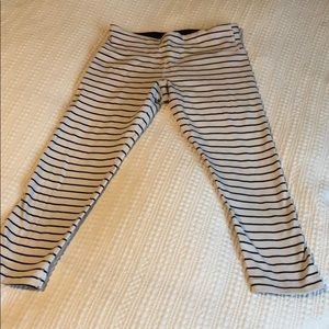 Lululemon striped cropped wunder unders